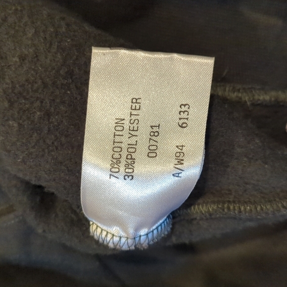 Tulchan Vintage Pullover Collar Sweatshirt Green Embroidered Shephard Sheep y2k - Picture 10 of 12